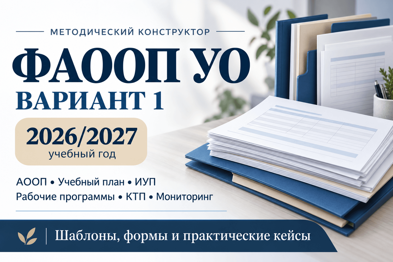 9 редактируемых документов и отдельный протокол исправлений: АООП, учебный план, ИУП, рабочие программы, коррекционные курсы, КТП, мониторинг и практические кейсы.